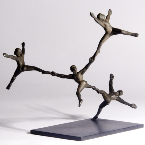 Lovelock's Shoulders bronze sculpture