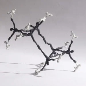 Chair Isomer - bronze sculpture